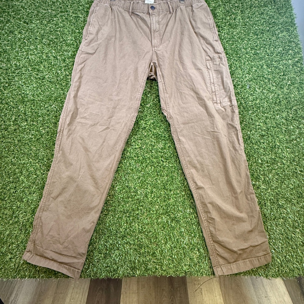 Bearbottom Mens Ripstop Stretch Pants Brown XL 30 Outdoor Hiking Utility Trouser